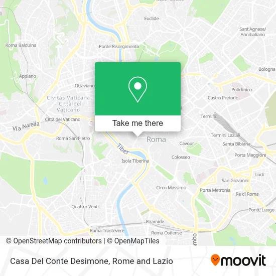 Casa Del Conte Desimone map