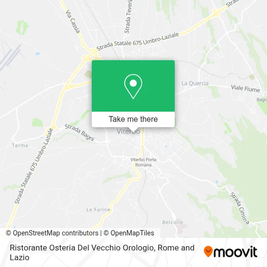 Ristorante Osteria Del Vecchio Orologio map