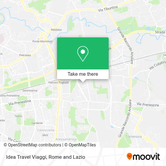 Idea Travel Viaggi map