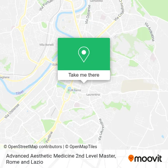Advanced Aesthetic Medicine 2nd Level Master map