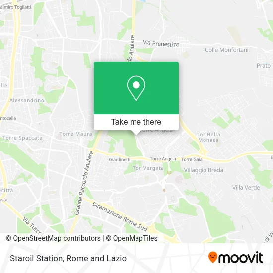 Staroil Station map