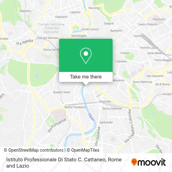 Istituto Professionale Di Stato C. Cattaneo map
