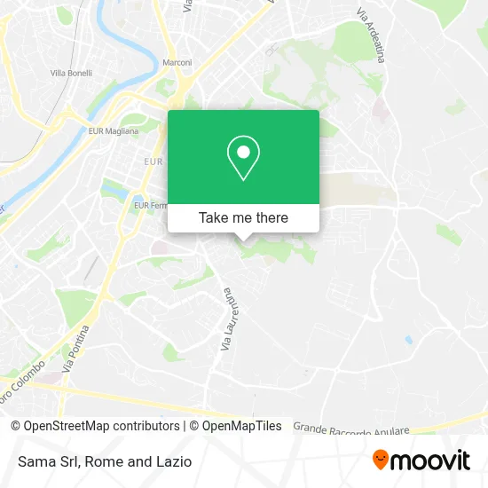 Sama Srl map