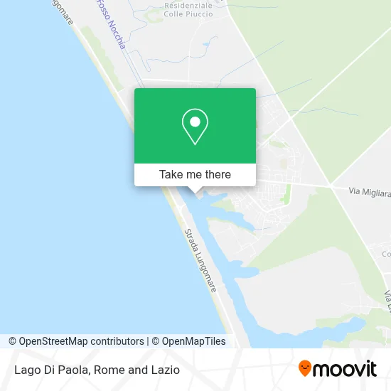 Lago Di Paola map