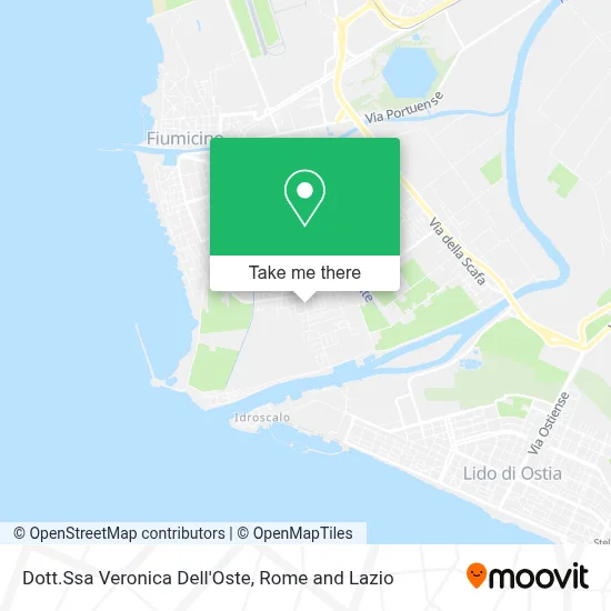 Dott.Ssa Veronica Dell'Oste map