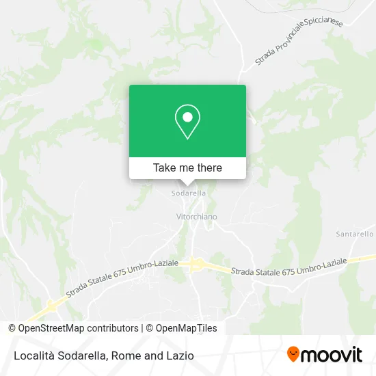 Località Sodarella map