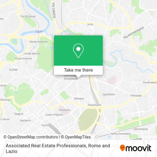 Associated Real Estate Professionals map