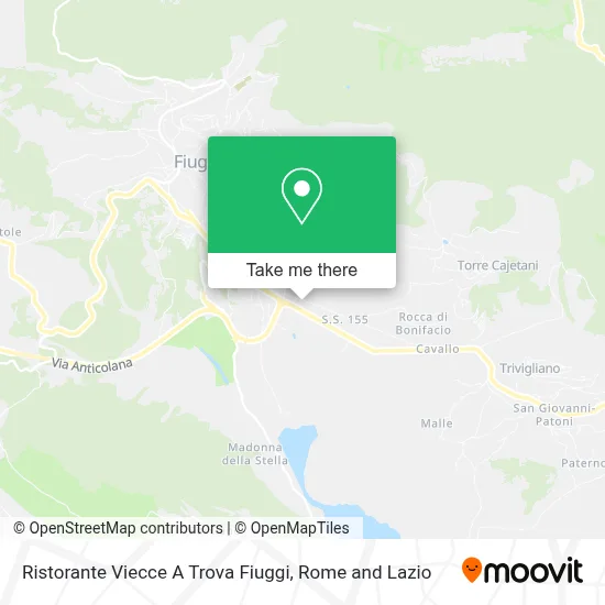 Ristorante Viecce A Trova Fiuggi map