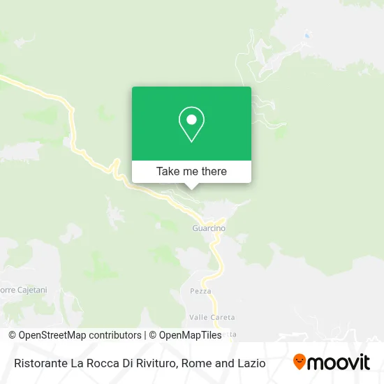 Ristorante La Rocca Di Rivituro map