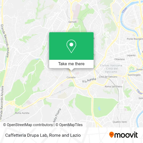 Caffetteria Drupa Lab map