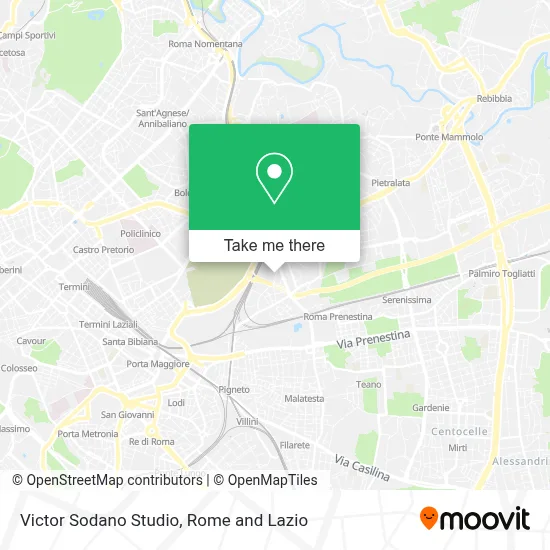 Victor Sodano Studio map