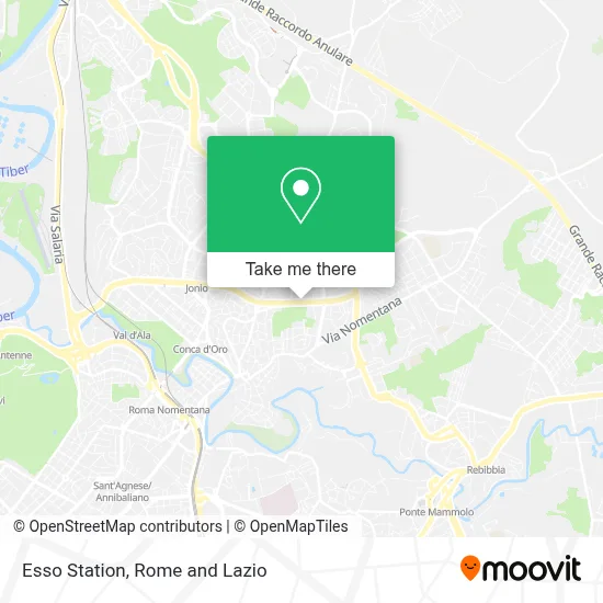 Esso Station map