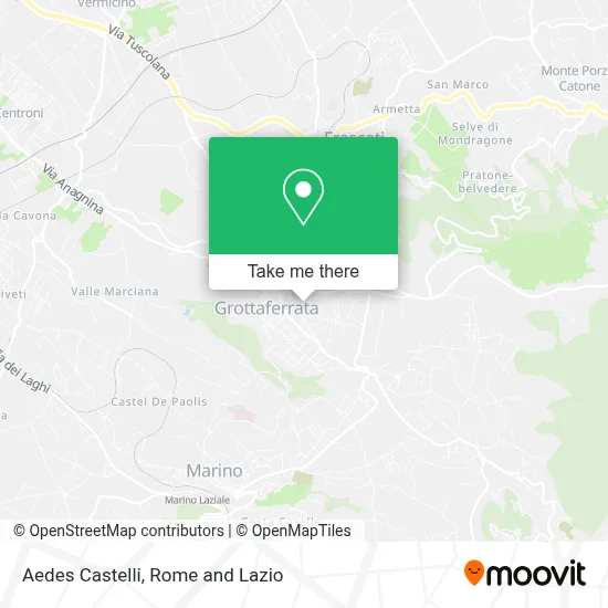 Aedes Castelli map