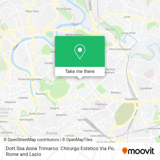Dott.Ssa Anna Trimarco. Chirurgo Estetico Via Po map
