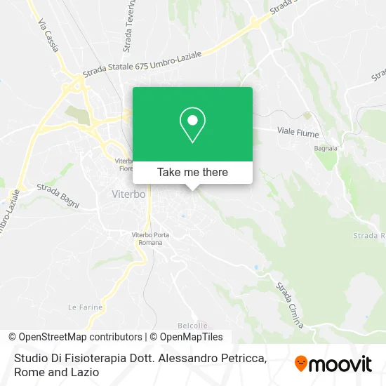 Studio Di Fisioterapia Dott. Alessandro Petricca map