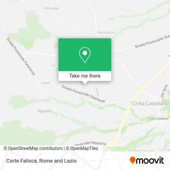 Corte Falisca map