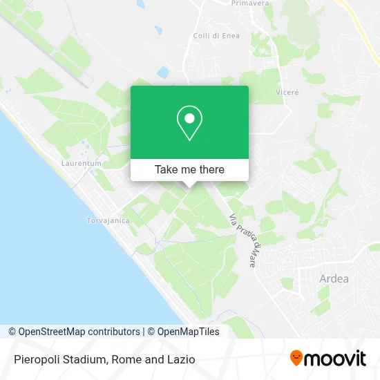 Pieropoli Stadium map