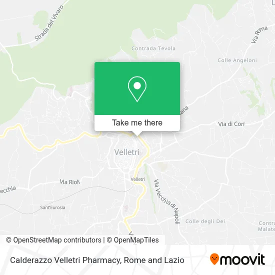 Calderazzo Velletri Pharmacy map
