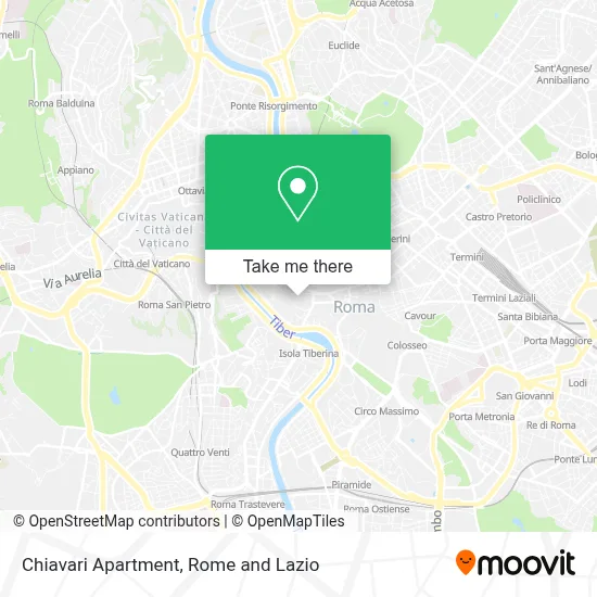 Chiavari Apartment map