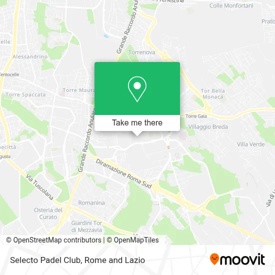 Selecto Padel Club map