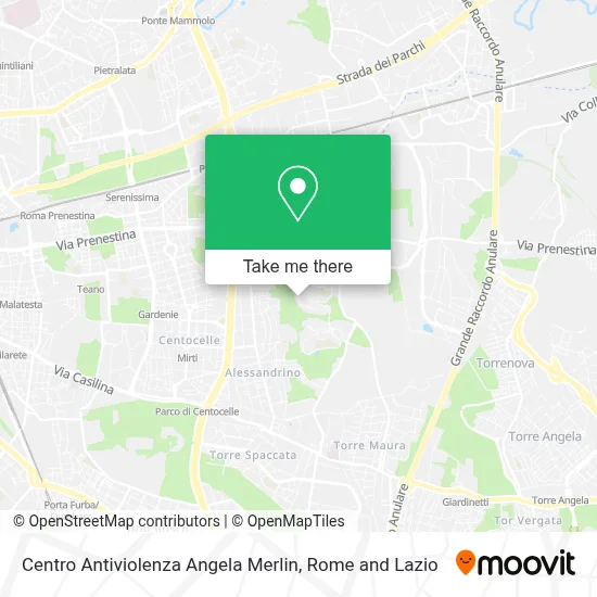 Centro Antiviolenza Angela Merlin map