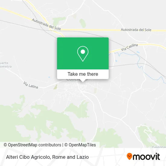 Alteri Cibo Agricolo map