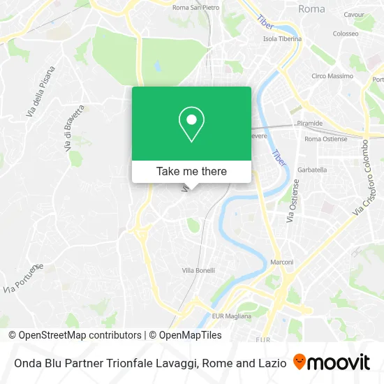 Onda Blu Partner Trionfale Lavaggi map