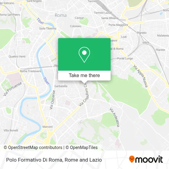 Polo Formativo Di Roma map