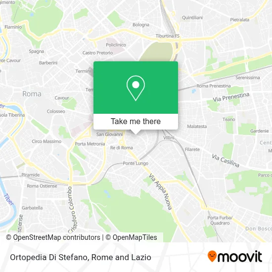 Ortopedia Di Stefano map