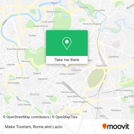 Make Tourism map
