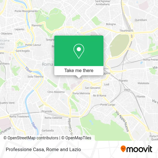 Professione Casa map