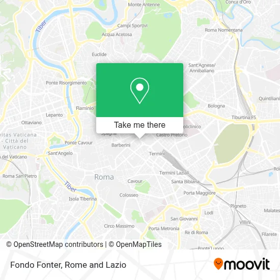 Fondo Fonter map