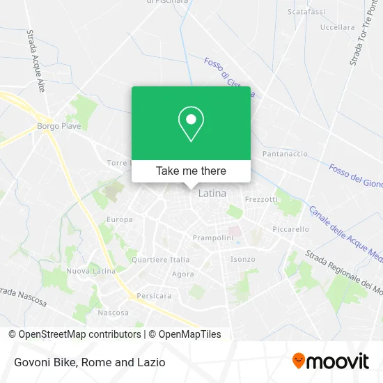 Govoni Bike map