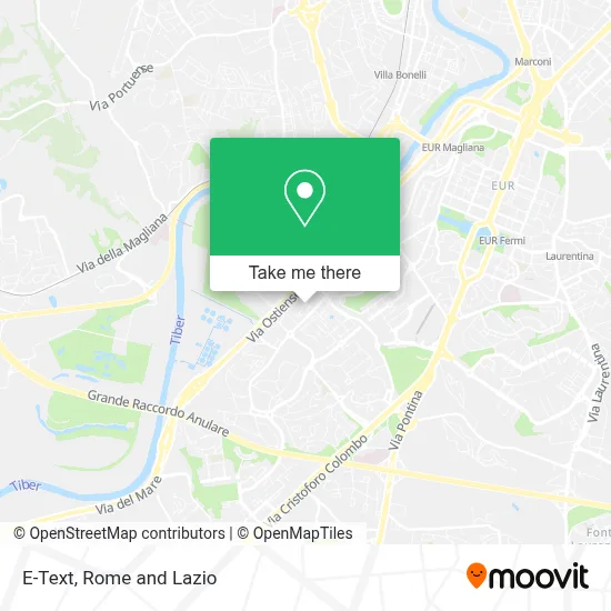 E-Text map