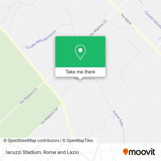 Iacuzzi Stadium map