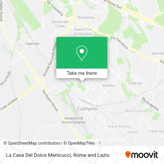 La Casa Del Dolce Menicucci map