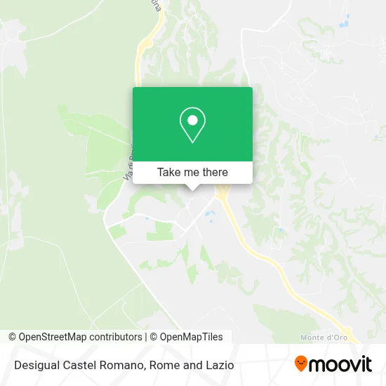 Desigual Castel Romano map