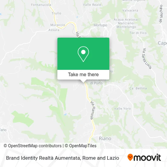 Brand Identity Realtà Aumentata map