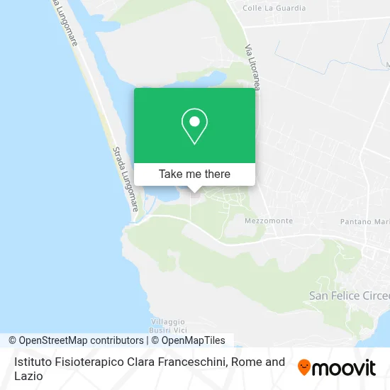 Istituto Fisioterapico Clara Franceschini map