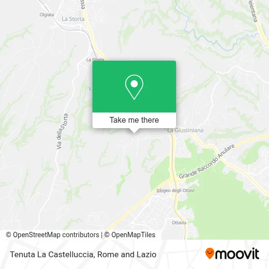 Tenuta La Castelluccia map
