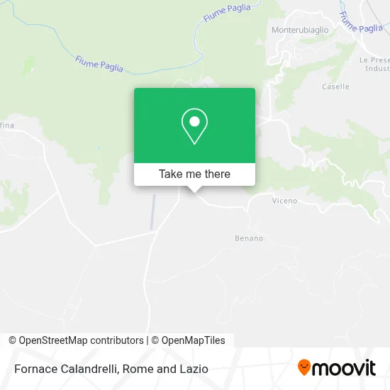 Fornace Calandrelli map
