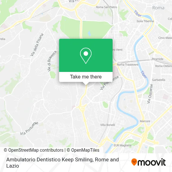 Ambulatorio Dentistico Keep Smiling map