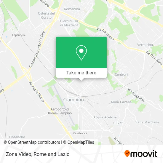 Zona Video map