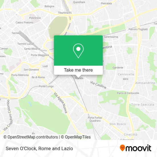 Seven O'Clock map