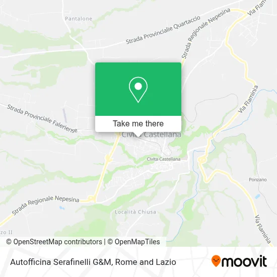 Autofficina Serafinelli G&M map
