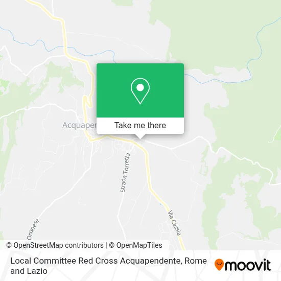 Local Committee Red Cross Acquapendente map