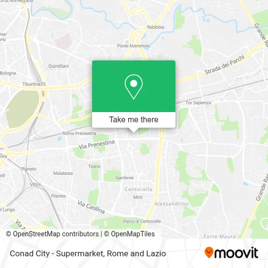 Conad City - Supermarket map