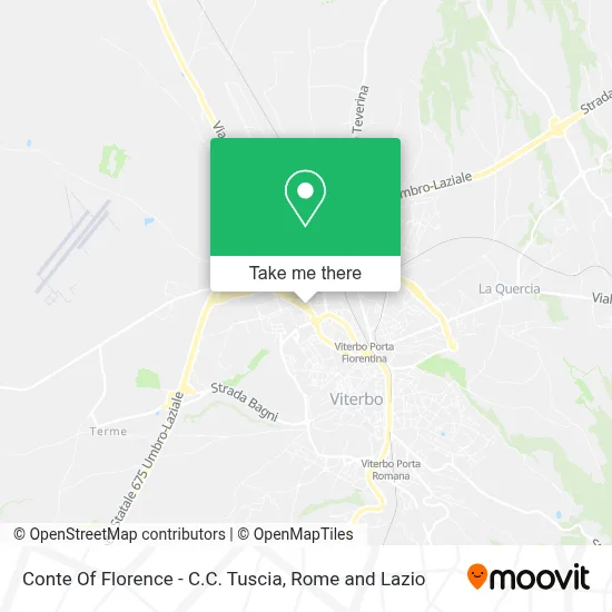 Conte Of Florence - C.C. Tuscia map