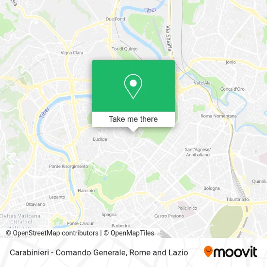 Carabinieri - Comando Generale map