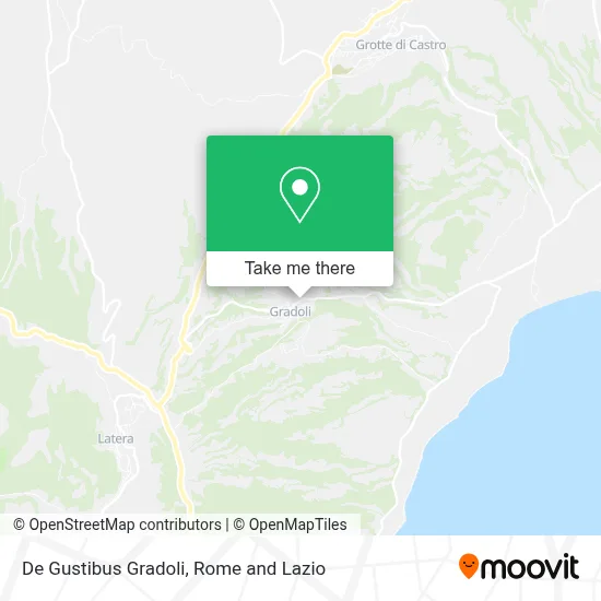 De Gustibus Gradoli map